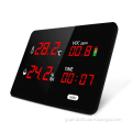 Digital Thermometer with Temperature Sensor, Time Display, TVOC Detection, and Air Quality Monitoring for Home and Outdoor Use